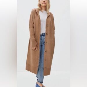 Everlane camel cozy duster
